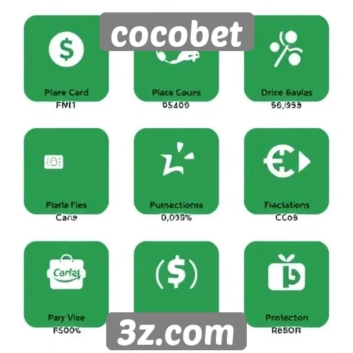 Métodos de pagamento disponíveis no cocobet